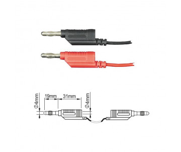 ПрофКиП PTL908-9 измерительные провода 4 мм Male-Male